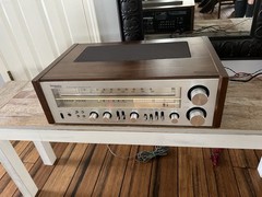 Vintage Late 1970’s Technics SA-600 FM/AM Stereo Silver Face Wood Receiver