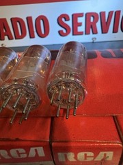 Job Sleeve (5 Tubes) 1976 RCA 6AB4 Grey Plate Tubes Hickok 539C Tested NOS NIB🎧