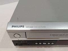 Philips DVP3050V DVD VCR Combo Player 4-Head VHS Tested & Working Ships Free