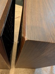 Vintage Pioneer CS-33A Floor Speakers Wood Cabinets