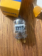 PAIR –Philips E180F 6688 Special Quality Gold Pin– Mullard Factory