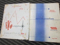 2 Vintage Eico HF-60 Instruction Manuals, Specs, Vintage USA, 12+16 Pages