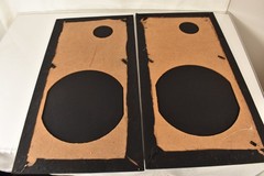 Pair “The Larger Advent” Loudspeaker Grills -New Grill Cloth-