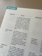 SONY ST-5600 STEREO TUNER SERVICE MANUAL WITH SCHEMATICS ORIGINAL D1355
