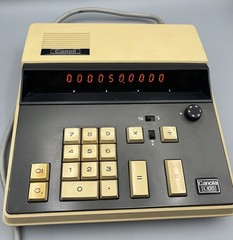 Vintage Canon Canola L100 Desktop Calculator – Nixie Tube – Working – RARE
