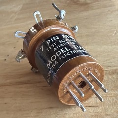 Pomona Electronics 7 Pin Tube Test Socket Adapter TVS-7 California USA READ!