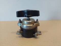 Soviet electric voltage switch. Made in USSR. Rare selector.