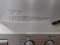 Akai GX-77 4-Track Stereo Reel-to-Reel Tape Deck Glass X’Tal Ferrite Head