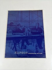 Vintage Klipsch Loudspeaker Systems Brochure from the 1950s or 1970s