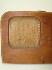 Vintage TrueTone Five Battery Radio Tweed