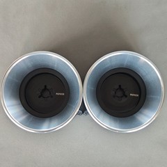 2X 10.5 1/4 Inch Silver NAB Hub Adapters For Pioneer Reel To Reel Tape Recorder