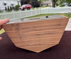 Pair of Vintage Microstatic Micro Acoustics MS-1 External Tweeters Wood Case