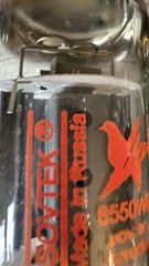 Date & Gm Matched Pair Sovtek 6550 WE 2007 Welded, Dual O Getters Russian Tanks