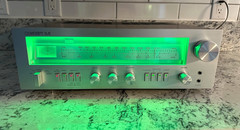 CONCEPT 2.5 Vintage 70’s AM/FM Stereo Receiver w/Wood Case Japan Serviced w/LEDs