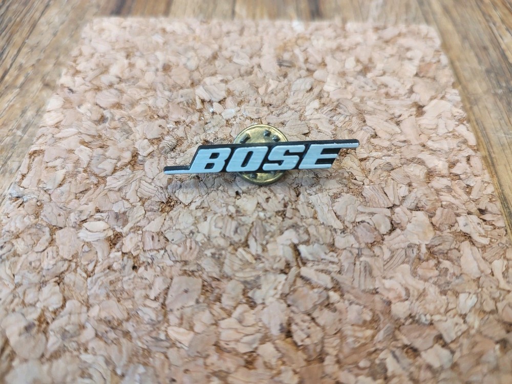 Bose Original Speaker Badge/Logo / w/pin back & brass clasp