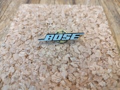 Bose Original Speaker Badge/Logo / w/pin back & brass clasp