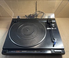 Kenwood KD-54R Vintage Direct Drive Vinyl Audiophile Turntable Tested Working