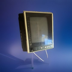 Vintage 1984 RCA XL-100 EKR295S 9” Portable Color CRT TV Tested Working AC/DC