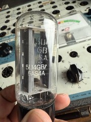 Realistic (GE) 5U4GB/5AS4A Grey Plate Side D Getter Tested on B&K 707