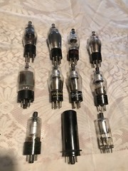 Assorted Lot Of 11 Vintage TV/Radio Tubes None tested sold as is￼￼