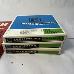 Lot of (13) 3M Scotch, Reeves Soundcraft Recording Reel To Reel Tape