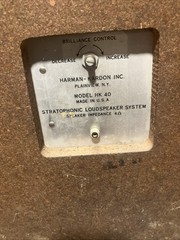 Harman Kardon HK-40 Vintage Floor Standing Speakers Pair