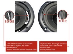 6″ Foam Speaker Repair Kit, OD 6″, Cone: 4.625″, ID: 4.375″, FSK-619 (PAIR)