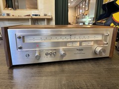 Vintage Technics By Panasonic ST-7600 FM/AM Stereo Tuner Wood Cabinet