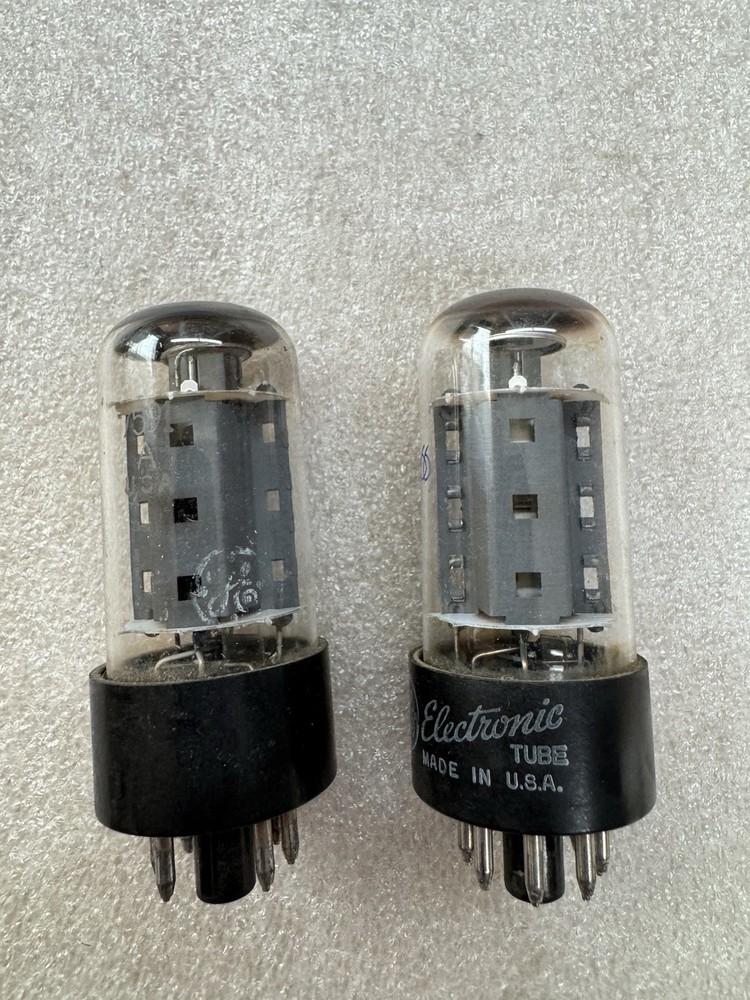 Westinghouse GE 7591-A Output Tubes Pair