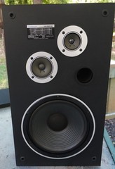 Pioneer CS-G201W 3-Way 1 Speaker System 100 Watts 6 OHM w/Grill Tested