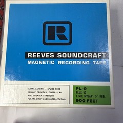Lot of (13) 3M Scotch, Reeves Soundcraft Recording Reel To Reel Tape