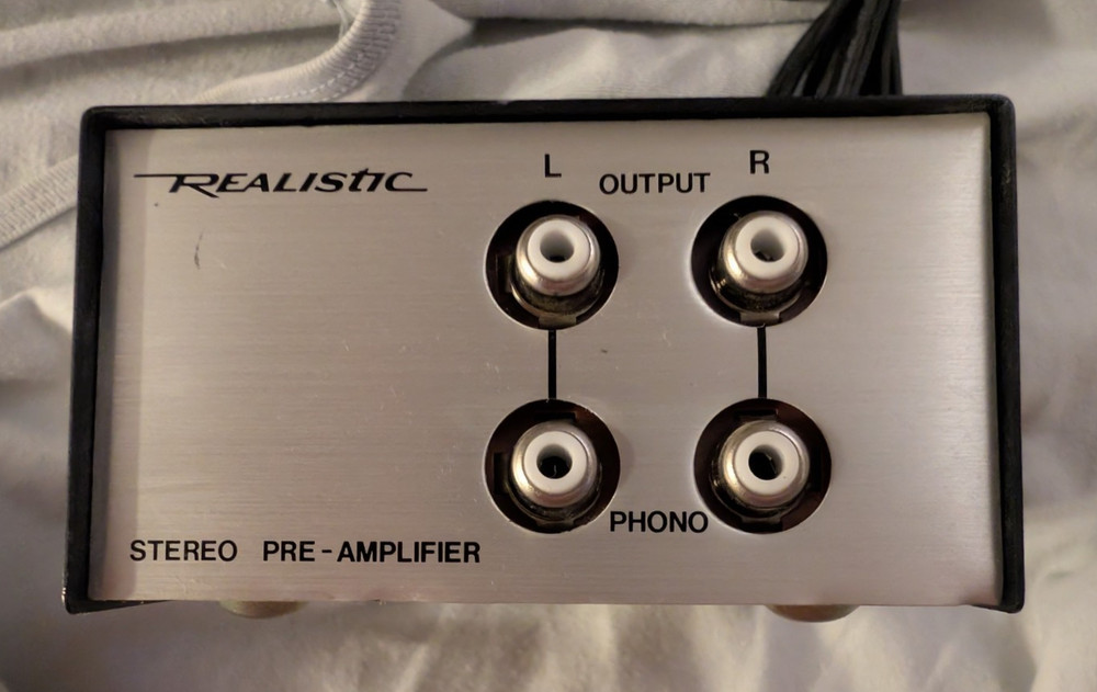 Vintage 1980s Realistic Phono Preamp Model 42-2109 Radio Shack