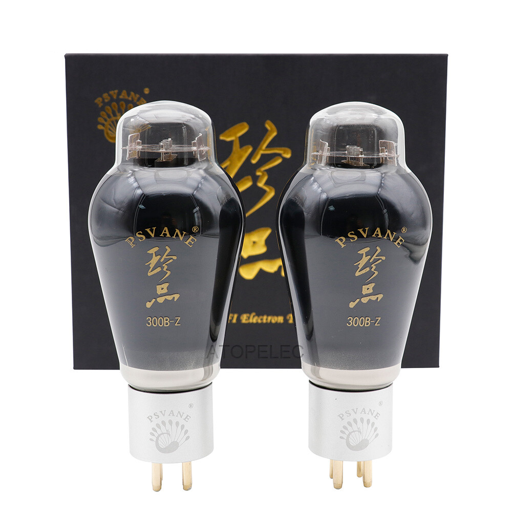 1 Matched Pair PSVANE 300B-Z TREASURE Collector Edition Vacuum Tubes 300B