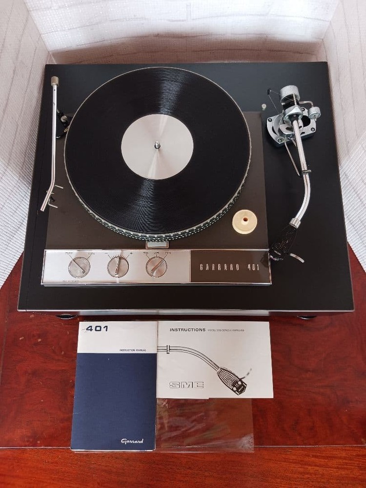 Garrard 401 Turntable SME 3009 S2 Improved Tonearm Shure V-15 III Japan #887