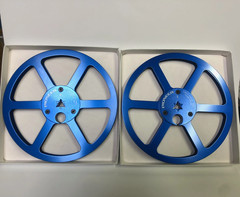 New One Pair Pioneer silvery 7” Tape Reel Light Metal Aluminum Take Up Reel