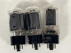 TUNG-SOL 6L6GC STR Vacuum Tubes 3pcs Mixed Lot 2x Russia 1x USA Tested