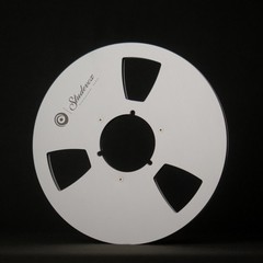 1X Pro Silver Full Edge Polished 10.5″ 1/4″ Empty Tape Reel For Tape Recorders