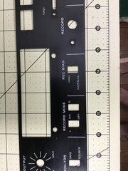 Teac 3300 3300-10 Reel to Reel Front Lower Panel Genuine TEAC Part – NICE!