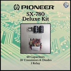 Pioneer SX-780 Receiver Deluxe Upgrade Kit Genuine Parts Restoration