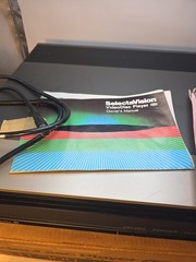 RCA SJT 100 CED SelectaVision VideoDisc Player Matching Box Manual Tested Works