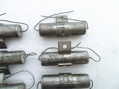 12x 1.0uF 100V SPRAGUE 96P10501S13 PIO CAPACITOR – Hermetically Glass Sealed