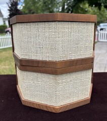 Pair of Vintage Microstatic Micro Acoustics MS-1 External Tweeters Wood Case