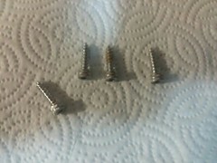 Pioneer PL-516 Stereo Turntable Parting Out Allen Screws for Cover Plate