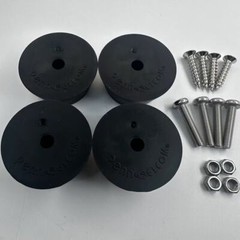 4 New FEET w/ hardware for Pioneer SX-880 RT-701 RT-707 Heavy-Duty Foot Parts