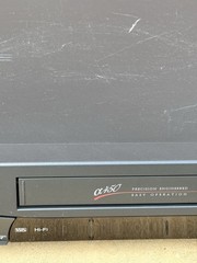 Mitsubishi HS-U446 Hi-Fi VHS VCR Player Recorder Tested And Working No Remote