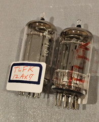 Telefunken 12AX7 Preamp Tubes Vacuum Tube Pair.No original box.