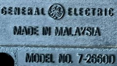General Electric Model 7-2660D Portable AM/FM Radio Tested SEE DESCRIPTION