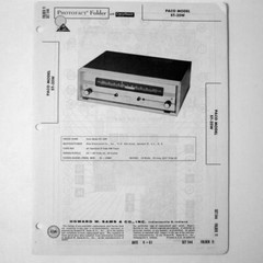 Paco Model ST-35W – SAMS Photofact ™ 1961 – New NOS