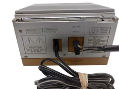 Vintage Emerson VR36 5 in Black & White TV television with AM/FM Radio – WORKS