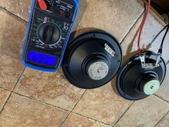Working Pair of Jensen JHS 1543 Midrange Speaker Drivers Made In USA